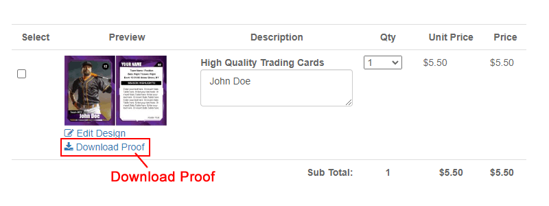 Download Proof Screen Shot